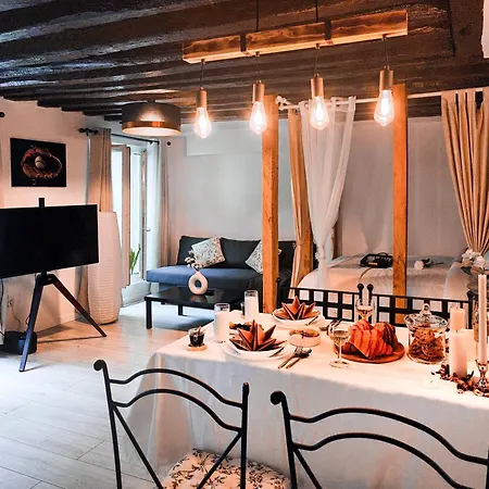 Rustic Charm&dreamhome 40m2 In The Heart Of Paris, Near Pompidou And Notre-dame, Subway 4,8,9 Honeymoon Favourite Apartman Párizs