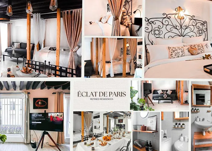 Apartman Rustic Charm&dreamhome 40m2 In The Heart Of Paris, Near Pompidou And Notre-dame, Subway 4,8,9 Honeymoon Favourite
